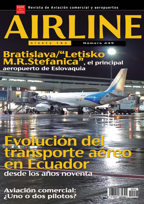 Portada de la revista Airline Ninety Two 445, enero de 2026